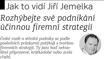 Rozhýbejte své podnikání účinnou firemní strategií